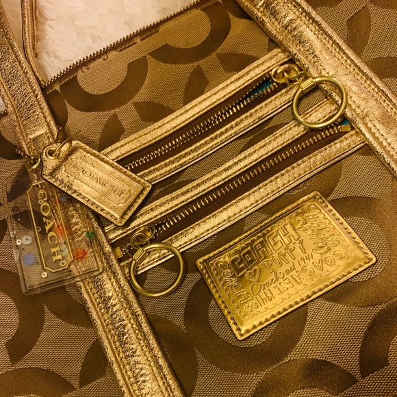 Coach Poppy Glam Tote ~ sold out at Nordstrom ** - Picture 3 of 7